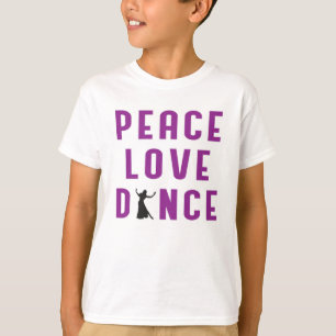 Camiseta Dance Love Dancing Party Sport Dancer Engraçado Da