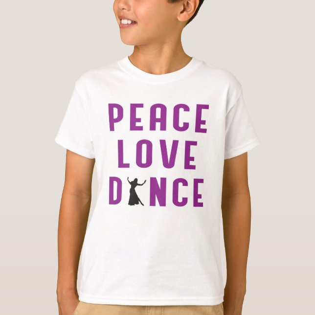 Camiseta Dance Love Dancing Party Sport Dancer Engraçado Da (Frente)