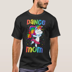 Camiseta Dance Mãe Balé Unicorn Dançando Para Mãe