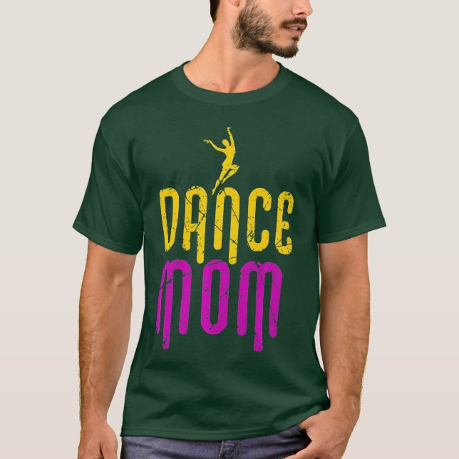 Camiseta Dance Mãe Dançando Mamãe Madre Disco Premium (Frente)