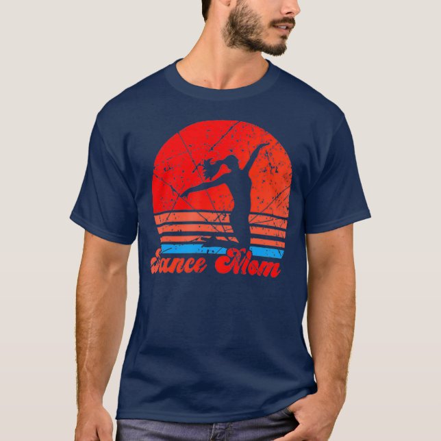 Camiseta Dance Mãe Dançando Mamãe Mãe Disco (Frente)