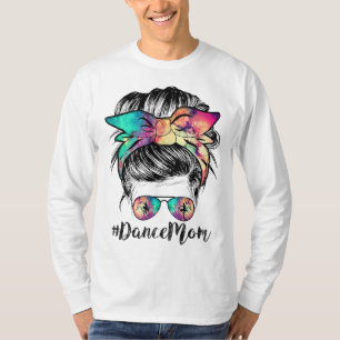 Camiseta Dance Mãe Dançando Mamãe Mensageira Mãe Mãe Mãe Mã