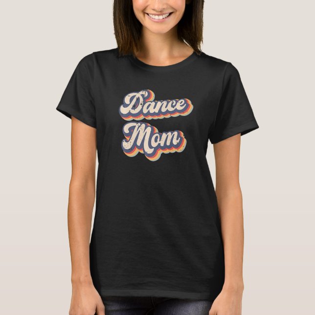 Camiseta Dance Mãe Vintage Rainbow (Frente)