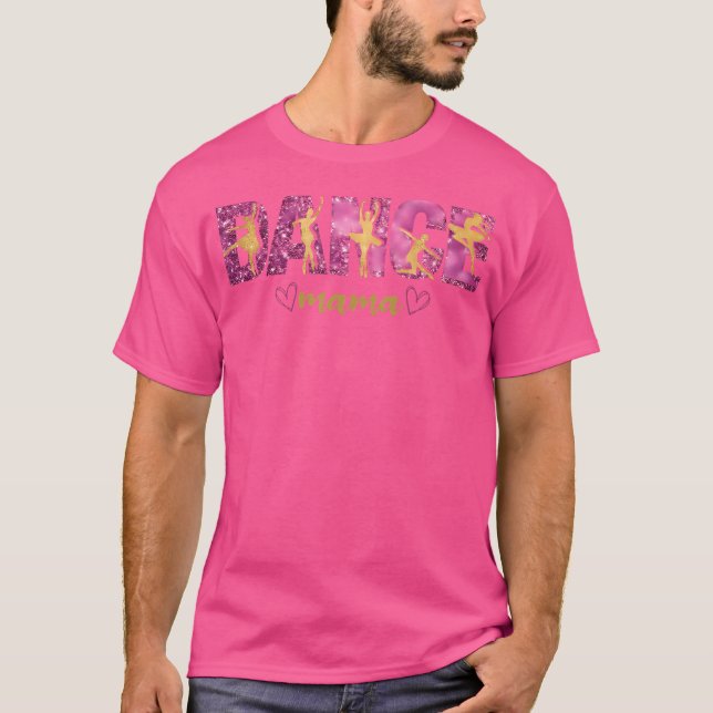 Camiseta Dance Mama Dancer Presente Balé Hip Hop Letras J (Frente)