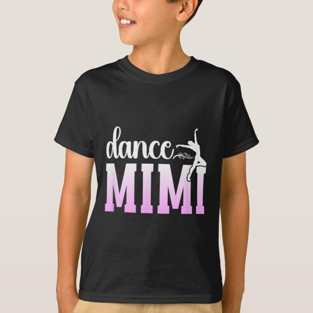 Camiseta Dance Mimi Avó Orgulha Dançando Mimi De Dançarina (Frente)