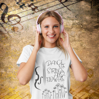 Camiseta Dance of Strings and Flowers T-Shirt