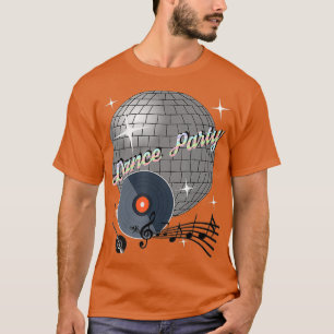 Camiseta Dance Party DJ Rave Disco Fashion Hipster