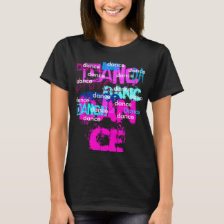 Camiseta Dance Rosa/Sobreposição de Teto