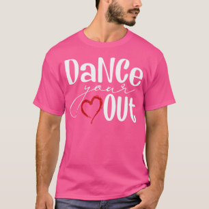 Camiseta Dance Seu Coração Legal Dançarino Estudante