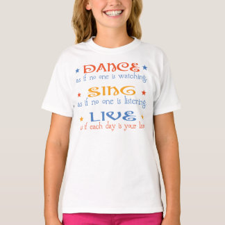 Camiseta Dance Sing Live