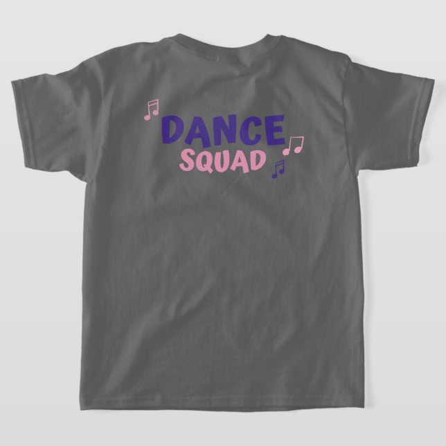 Camiseta Dance Squad (Postura das costas)