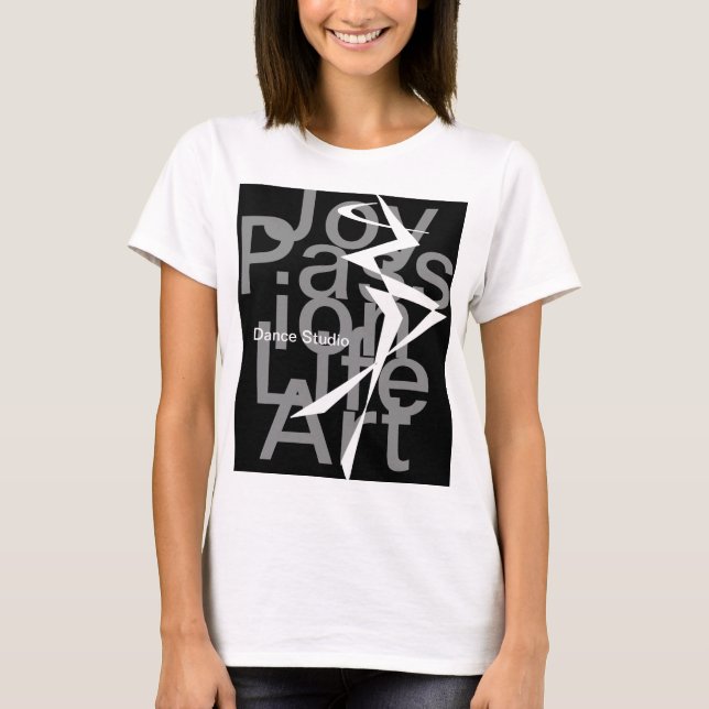 Camiseta Dance Studio Champagne (Frente)