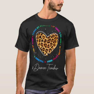 Camiseta Dance Teacher School Admin Semana de Apreciação