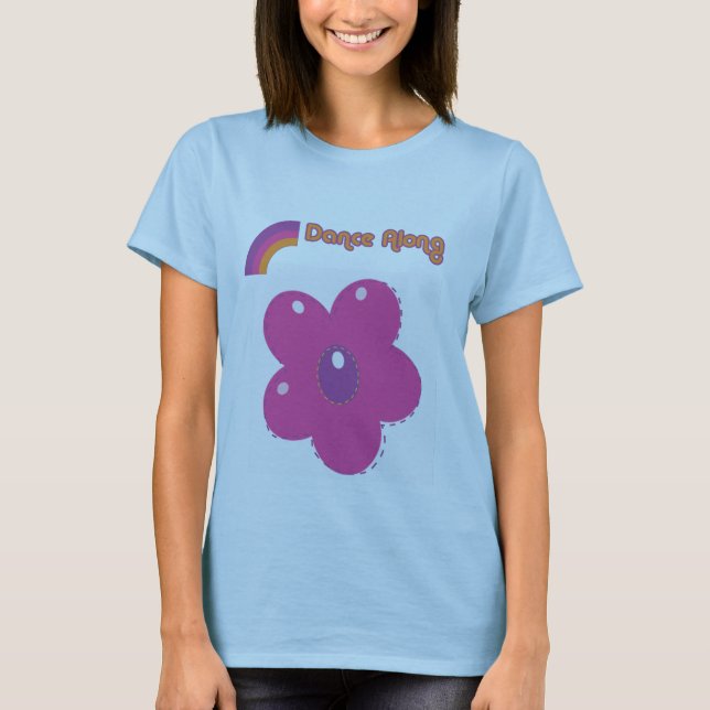 Camiseta dancealong_front_ladies_flower5 (Frente)