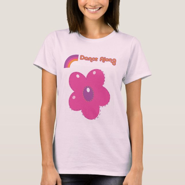 Camiseta dancealong_front_ladies_flower5 (Frente)