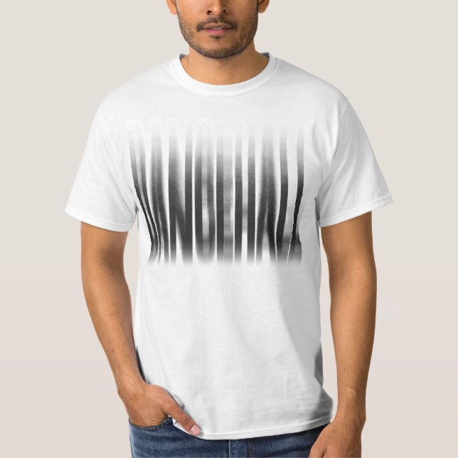 Camiseta Dancehall Blurred Effect Typoographic Reggae (Frente)