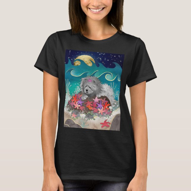 Camiseta DANCIN WITH STARZ blue chow - escolha o estilo (Frente)