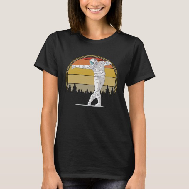 Camiseta Dancing Astronaut Cool Space Designs  Graphic (Frente)