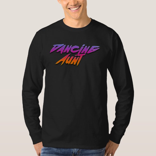 Camiseta Dancing Aunt Disco Party Dancer 70 s Music Disco (Frente)