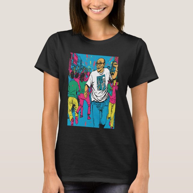 Camiseta Dancing Champion Dad Retro Pop Dancer Dad  2 (Frente)