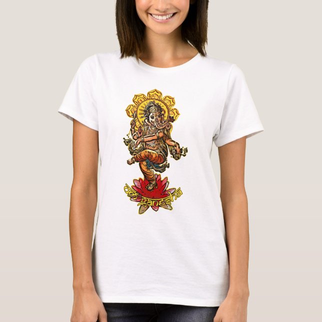CAMISETA DANCING GANESHA (Frente)