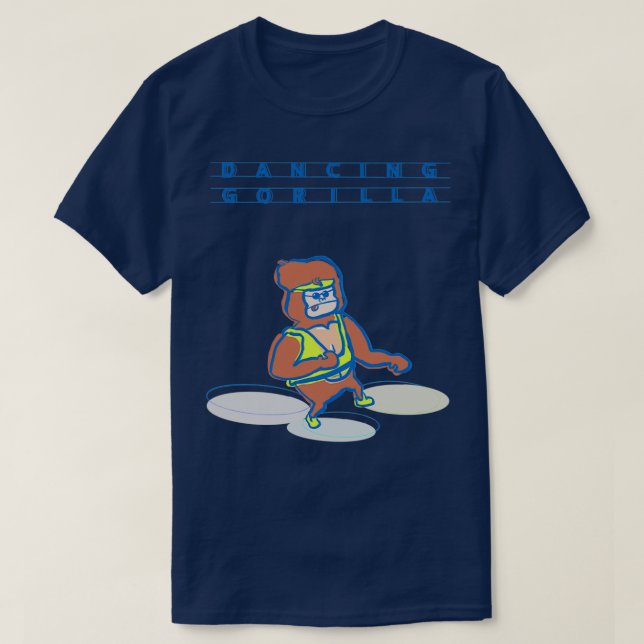 Camiseta Dancing Gorilla (Frente do Design)