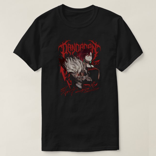Camiseta Dandadan Dark Occult Anime Illustration (Frente do Design)