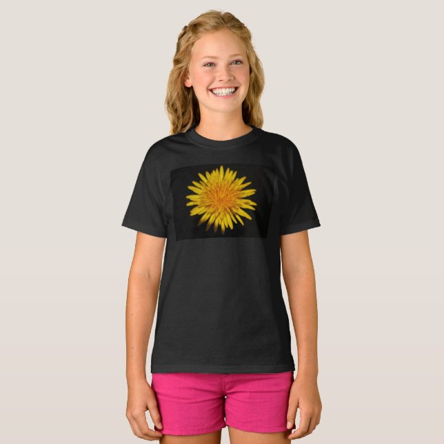 Camiseta Dandelion Flower gcna (Frente Completa)