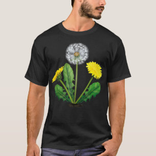 Camiseta Dandelion Gift Summer Flowers Jardinagem Dan