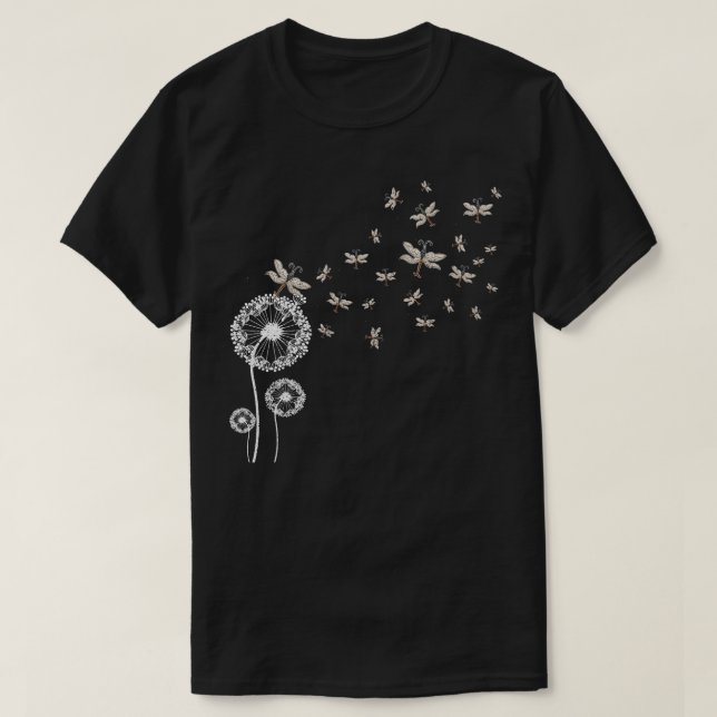 Camiseta Dandelion Insett Dragonfly (Frente do Design)