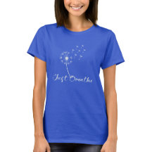 Camiseta Dandelion Just Breathe – Calma & Atenção 