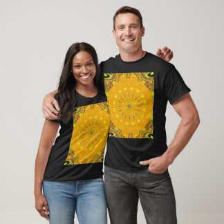 Camiseta Dandelion no Verão Gráfico Floral Boêmio
