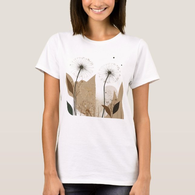 Camiseta dandelions matisse style (Frente)