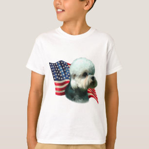 Camiseta Dandie Dinmont Terrier Flag