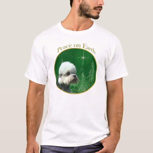 Camiseta Dandie Dinmont Terrier Peace (Frente)