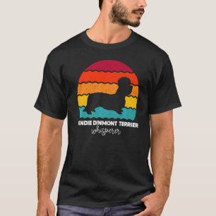 Camiseta Dandie Dinmont Terrier Whisperer Retro Vintage Pre