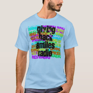 Camiseta Dando para trás sorri rádio, dando para trás so