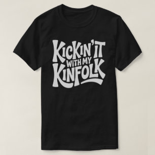 Camiseta Dando um Tapa com a Minha Família Reunião de Famíl