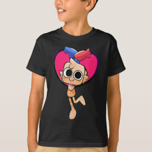 Camiseta Dandys World Goob Plush Heart Para Aniversário E D