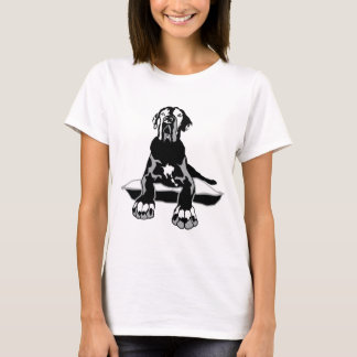 Camiseta Dane Grande Engraçado Ilios