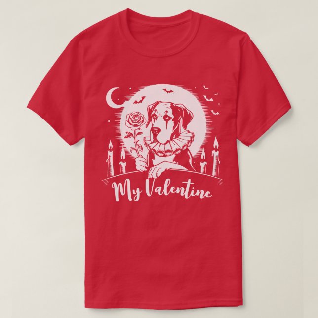 Camiseta Dane "Meu Valentim" (Frente do Design)
