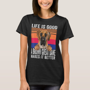 Camiseta Daneses Gigantes Tornam Sua Vida Boa Vintage