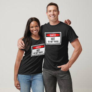 Camiseta Danger Hot Não Sinal Difícil