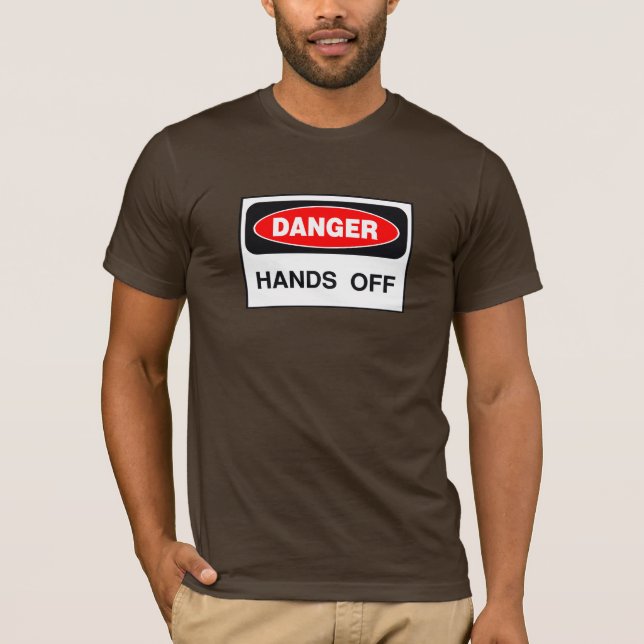 Camiseta Danger Mãos Para Fora (Frente)