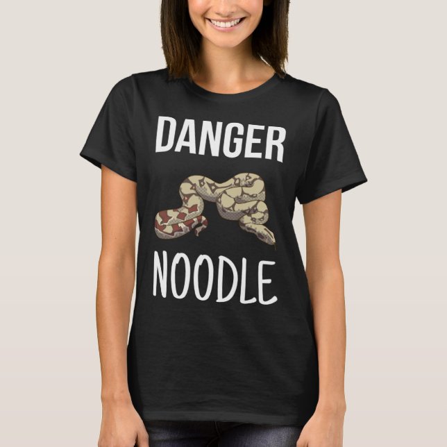 Camiseta Danger Noodle  Herpetologist Ophidian Snake (Frente)