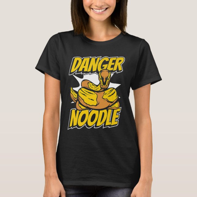 Camiseta Danger Noodle Snake Owner Snake  Banana Ball Pytho (Frente)