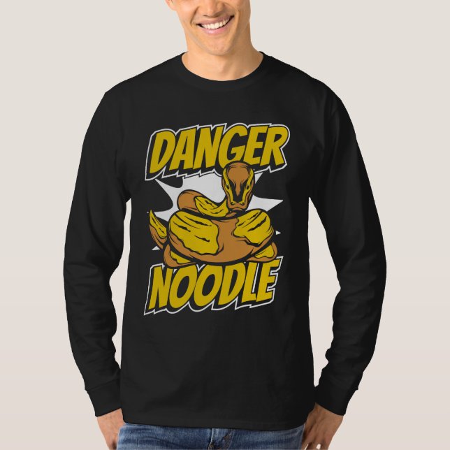 Camiseta Danger Noodle Snake Owner Snake  Banana Ball Pytho (Frente)