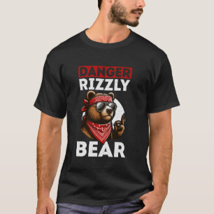 Camiseta Danger Rizzly Bebe O Memória Rizz Engraçado Por