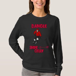 Camiseta Dangle Snipe Celly Hockey Cote Sarcástico