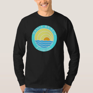 Camiseta Dania Beach Florida Retro Sunset